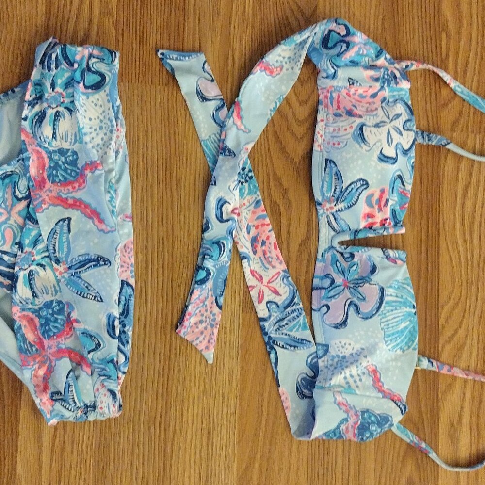 Lilly Pulizter-size 4 two piece bathing suite